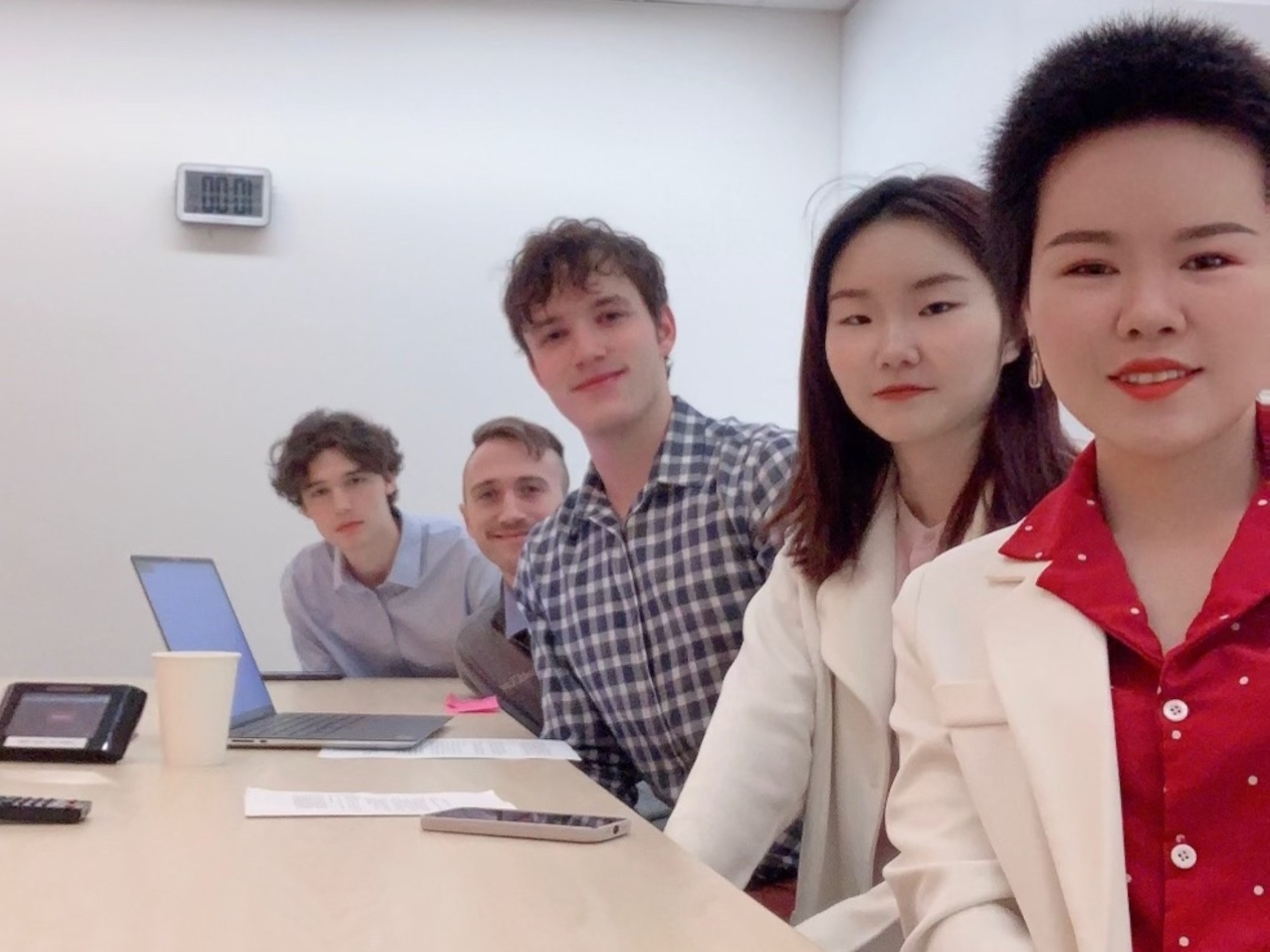 Members of student team on Carma auto services platform project.